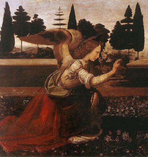 LEONARDO da Vinci The Annunciation Germany oil painting art